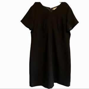 Tradition black formal  lined back zip plus dress